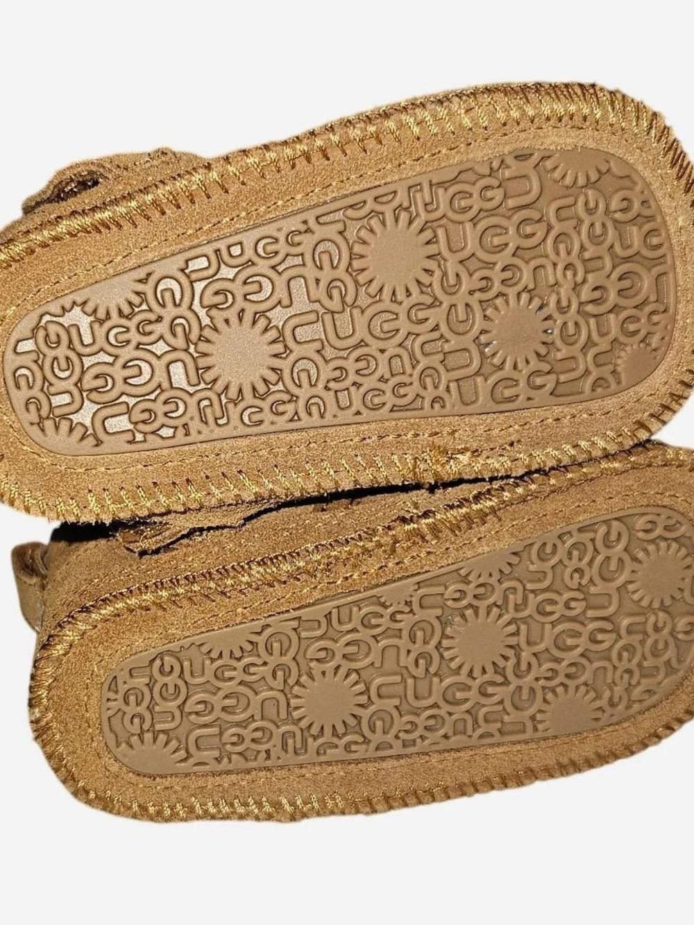 UGG Kids Chestnut Suede Booties - Chestnut Brown